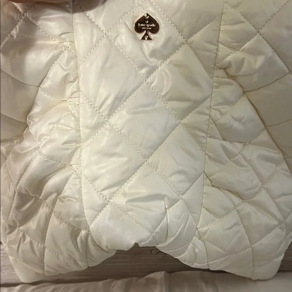 Kate Spade Quilted Cream/Ivory Accessory Bag - Picture 11 of 15